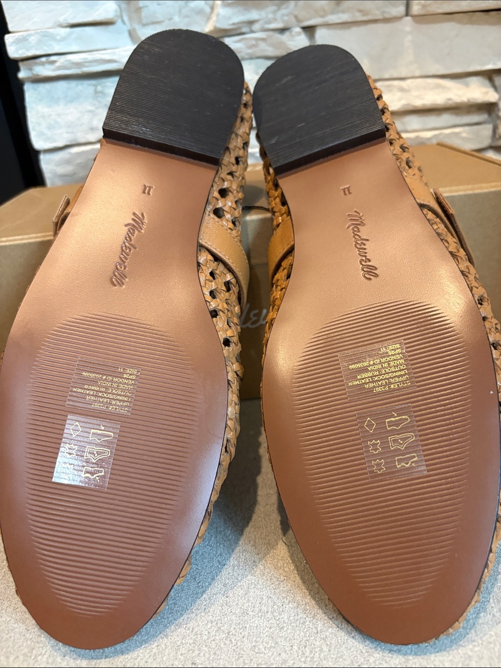New Madewell Remy Mary Jane Leather Flats - Picture 8 of 10